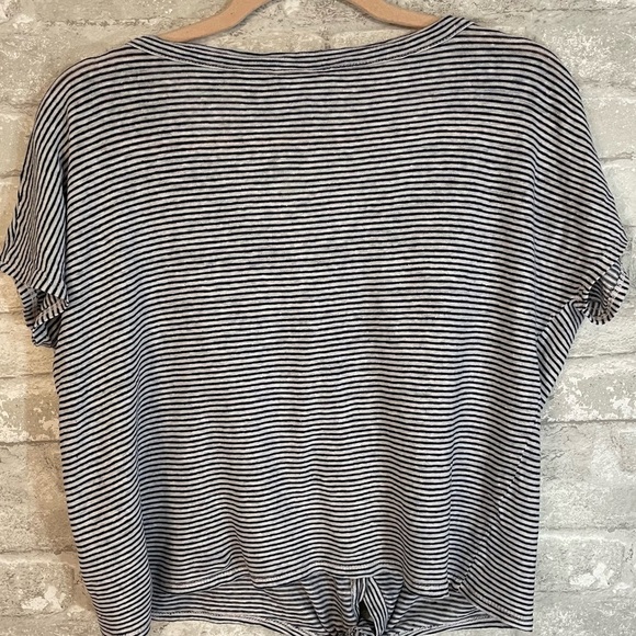 Rachel Zoe Striped Linen Top - Picture 3 of 6